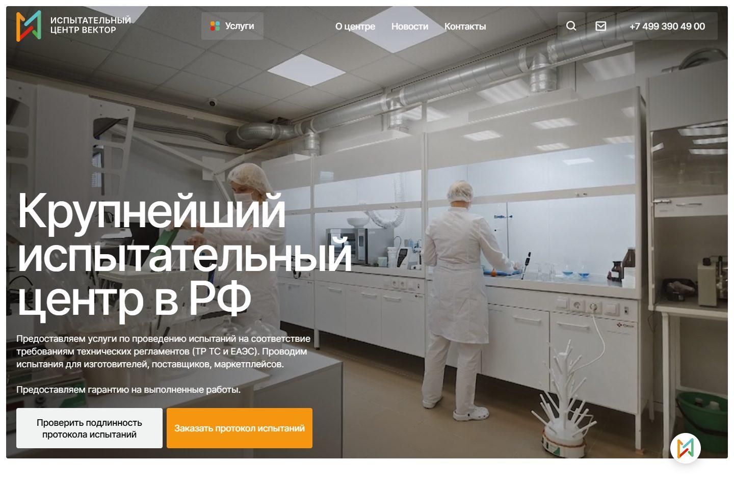 Сайт Вектор