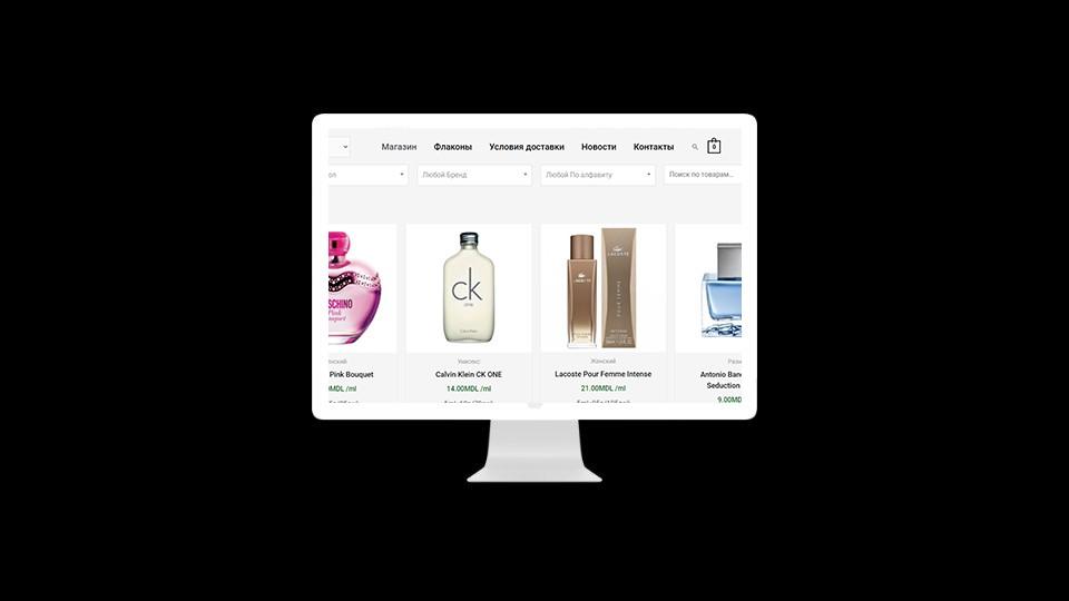 Создание интернет магазина duhi.md